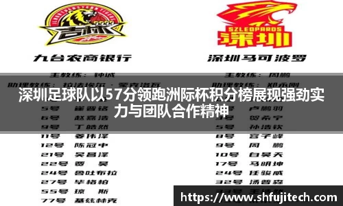 深圳足球队以57分领跑洲际杯积分榜展现强劲实力与团队合作精神