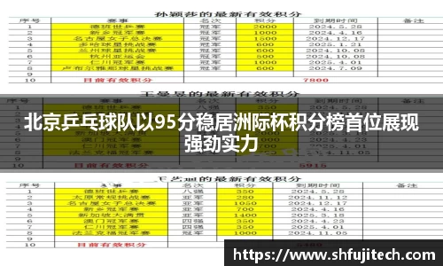 北京乒乓球队以95分稳居洲际杯积分榜首位展现强劲实力