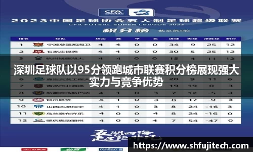 深圳足球队以95分领跑城市联赛积分榜展现强大实力与竞争优势